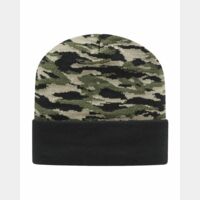 USA-Made Camo Cuffed Beanie Thumbnail