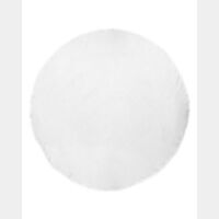 Round White Beach Towel Thumbnail