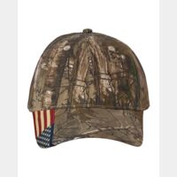 Camo Woven USA Flag Mesh Cap Thumbnail