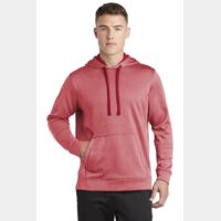 PosiCharge ® Sport Wick ® Heather Fleece Hooded Pullover Thumbnail