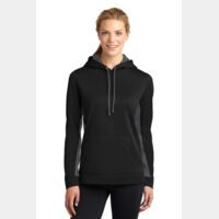 Ladies Sport Wick ® Fleece Colorblock Hooded Pullover Thumbnail