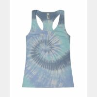 Women's Tie-Dyed Racerback Tank Top Thumbnail