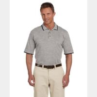 6 oz. Short-Sleeve Piqué Polo with Tipping Thumbnail
