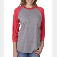 Next Level Unisex Tri-Blend 3/4-Sleeve Raglan Thumbnail