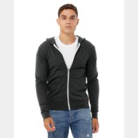 Unisex Triblend Full-Zip Lightweight Hoodie Thumbnail